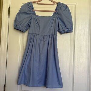 NWOT‎ Dillards Copper Key Light Blue Puff Sleeve Dress XS adorable summer dress